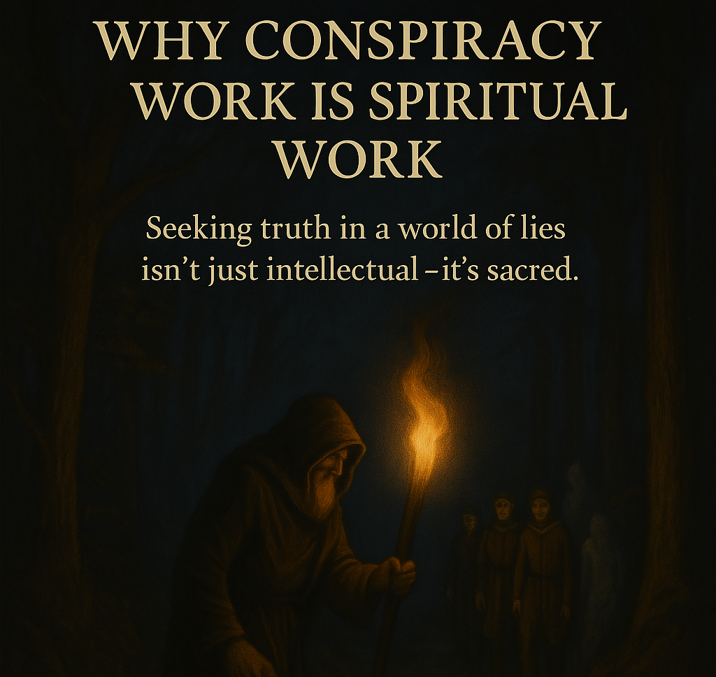 Why Conspiracy Work is Spiritual Work